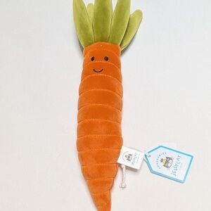 Jellycat Plush Carrot with Green Leaves